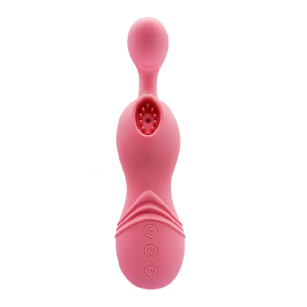 Sugador de Clitoris e Vibrador Recarregável 12 funções DSS Sex Shop