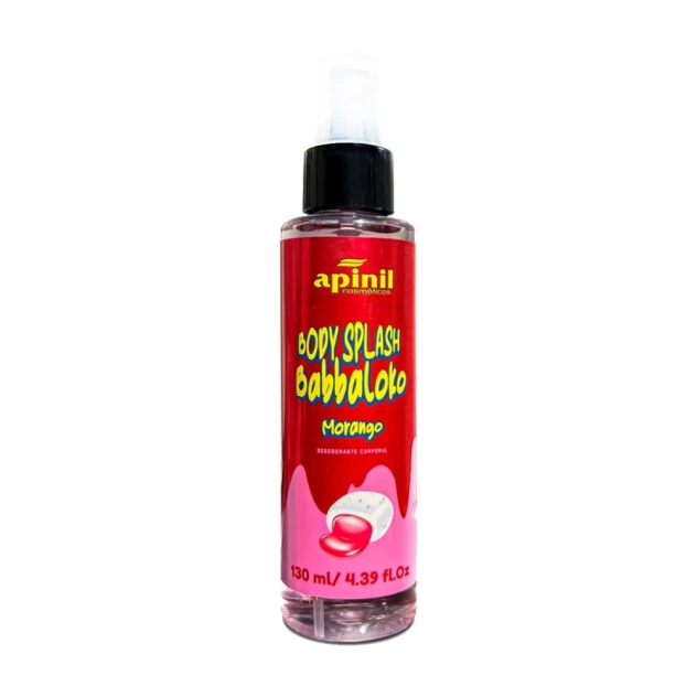 Babbaloko Body Splash de Morango Perfuma e Hidrata 130ml Apinil