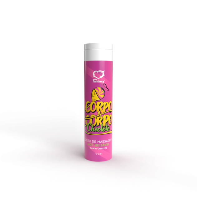 Corpo a Corpo Óleo de Massagem Esquenta Beijável Sabor Chiclete 100 ml - Sexy Fantasy