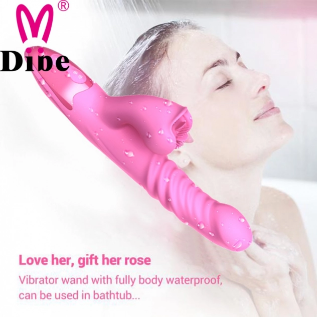 Dibe Diana Vibrador Feminino Com Língua Estimuladora Clitoriana 7 Vibrações