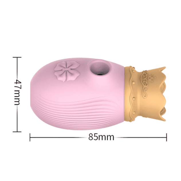 Little King Sugador e Estimulador Duplo por Ondas de Pressão