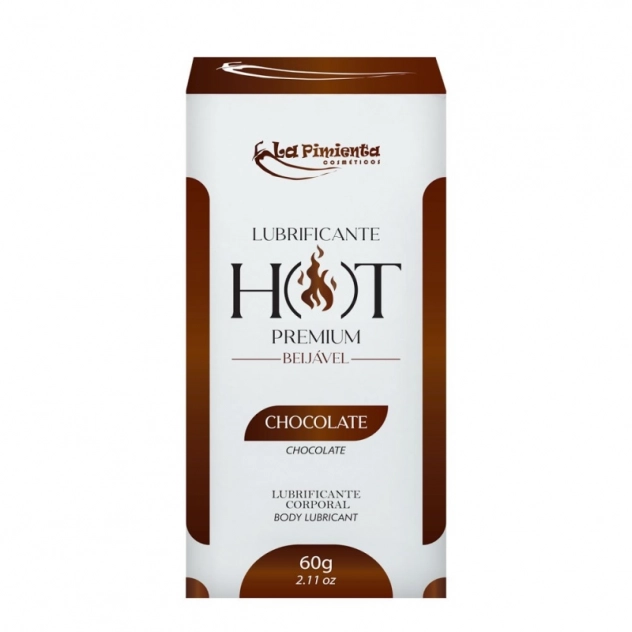 Lubrificante Beijável Hot Premium Chocolate 60 g La Pimienta 