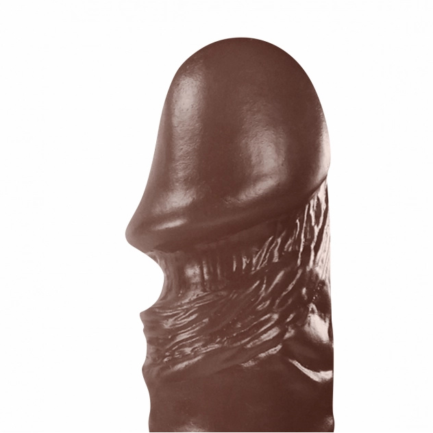 Pênis de Borracha Frutado 15 3 x 4 cm Aroma de Chocolate DSS Sex  