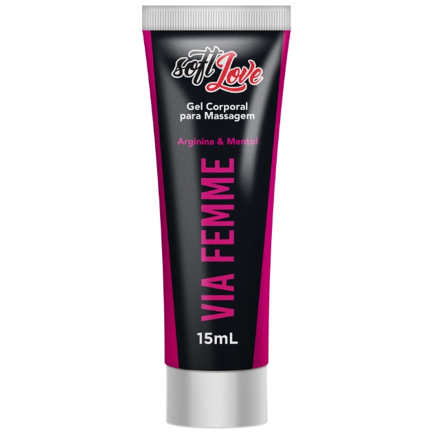 Via Femme Super Excitante Sensibilizante para o Clitóris Bisnaga 15 ml Soft Love