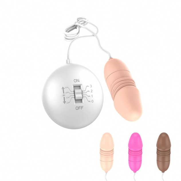 Vibrador Bullet em Formato de Glande com Controle