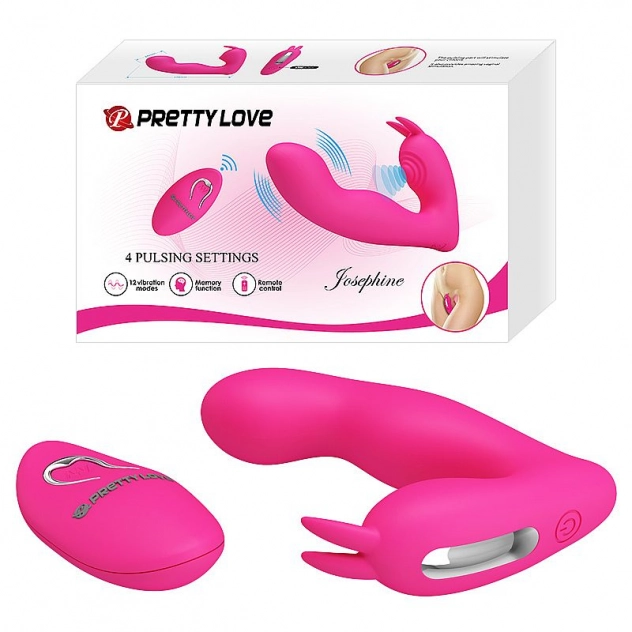 Vibrador Ponto G e Clitóris Pretty Love Josephine