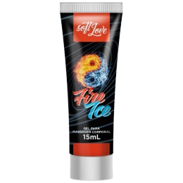 Fire Ice Gel Lubrificante Excitante Poderoso Esquenta e Esfria Bisnaga 15 ml Soft Love