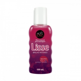 Lisse Óleo Corporal Com Intenso Brilho Aromatico e Lubrificante 100ml Soft Love