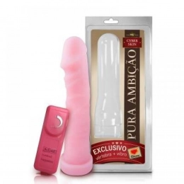 Vibrador Pênis Realístico em Cyber Skin com Vértebra 18 x 4,5 cm 15101.25