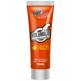 Volumaço Vulcan Gel Excitante Masculino Esquenta Excita Dilata Incha Lubrifica 15 ml Soft Love