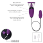Estimulador Clitoriano Duplo Lingua Mágica Com Sucção e Bullet - Importado 