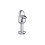 Plug Anal Pênis Lite Plug Prata com Pedra Cristal 8,2 x 2,86 cm 21g - Sexy Fantasy