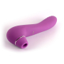 Vibrador 2 em 1 Potente Estimulador de Clitóris por Pulsação e Vibrador para Penetração - Desire