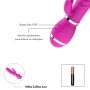 Vibrador Rabbit em Formato de Glande com Textura