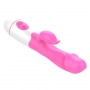 Vibrador Rabbit Recarregável com Glande e Veias