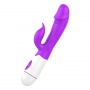 Vibrador Rabbit Recarregável com Glande e Veias